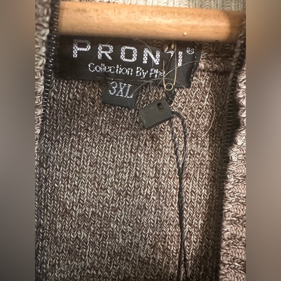 Men’s Long Sleeve Pullover Turtleneck Half Zip Sweater Size 3XL - Picture 4 of 5